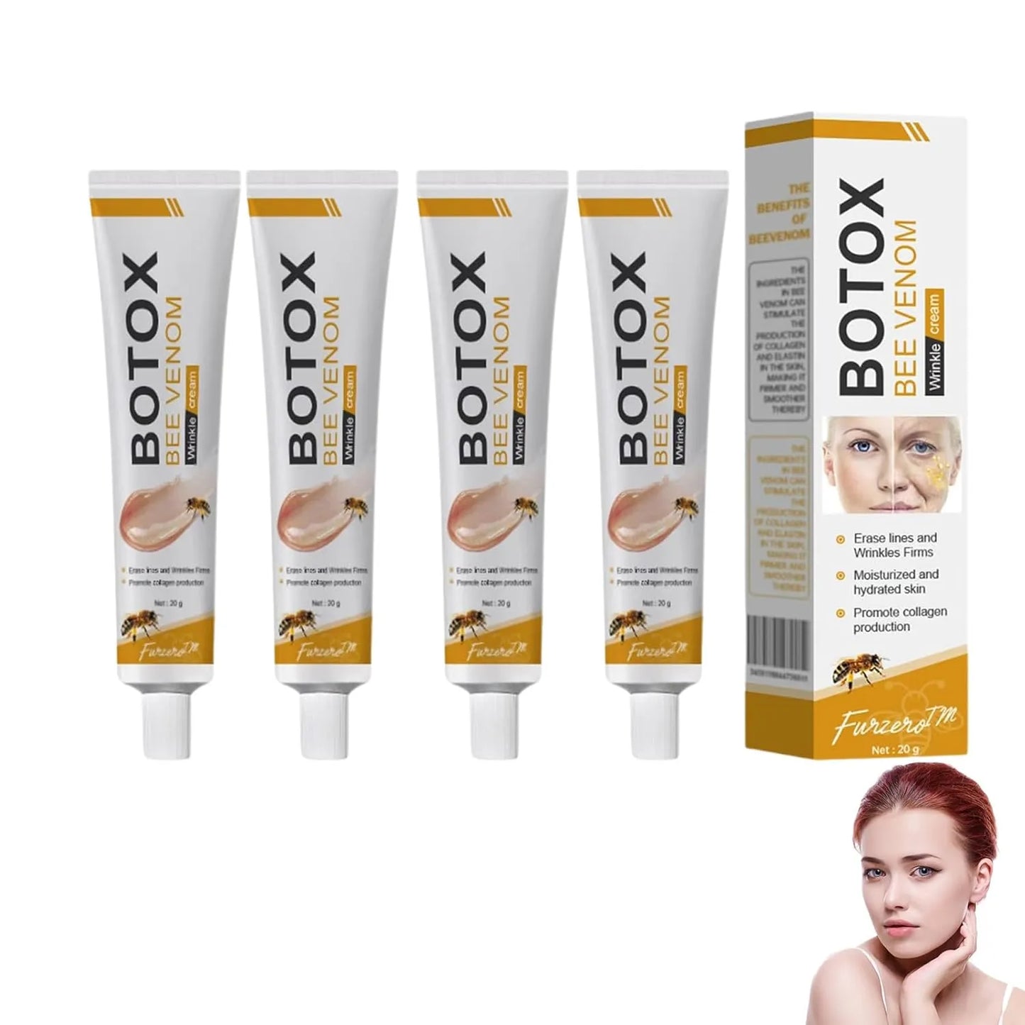 Bee Venom, Bee Venom Wrinkle Removal Cream, Bee Venom Anti-Wrinkle Firming Cream