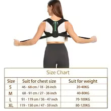 Adjustable Back Shoulder Posture Corrector Belt Clavicle Spine Support Reshape Your Body Home Office Sport