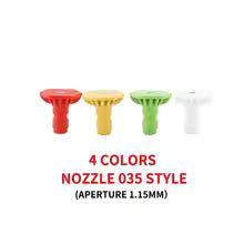 Car Wash Accessories 1/4 Quick Connection 4 Color Spray Nozzle For High Pressure Washer And Wireless Lithium Battery Wash Gun