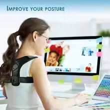 Adjustable Back Shoulder Posture Corrector Belt Clavicle Spine Support Reshape Your Body Home Office Sport