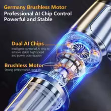 6 IN 1 Car Vacuum Cleaner Suction Blow Vaccum Home Handheld Charging Portable Mini Small Aspiradora Auto Machine