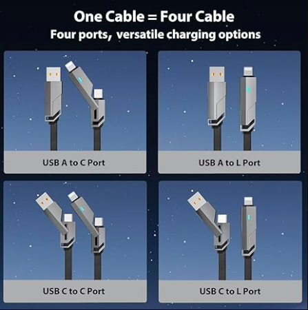 USA sale 4-in-1 Charging Cables