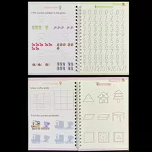 Sank Magic Practice Copybook Pen Preschools Kids Calligraphy English Verison Free Wiping Children Reusable Writing Book