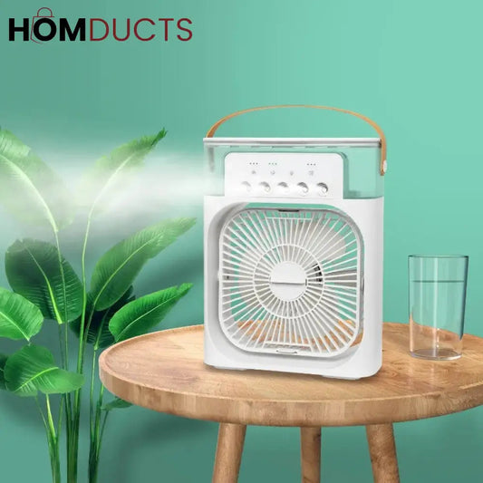Electric Portable Air Conditioner Fan | Humidifier Function | Led Night Light Water